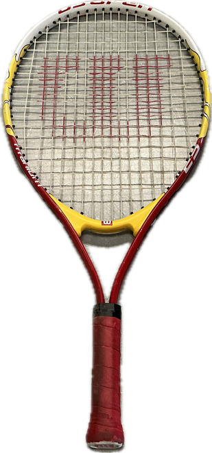 Vist Large View of Product Image Which is Used Wilson US OPEN 23 Junior Tennis Racquet None 23"