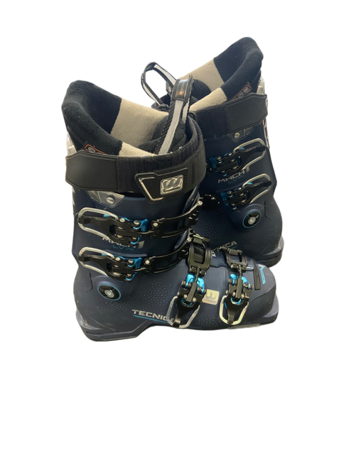 Vist Large View of Product Image Which is Used Tecnica MACH 1 LVW Boys DH Ski Boot Navy Blue 235 MP - J05.5 - W06.5