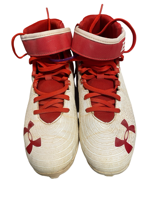 Vist Large View of Product Image Which is Used Under Armour BH BB/SB Cleats Red Junior 05