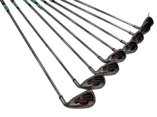 Vist Large View of Product Image Which is Used Callaway BIG BERTHA 2006 Mens Golf Iron Set RH 4I-SW w/ Uniflex Shafts -1/2"