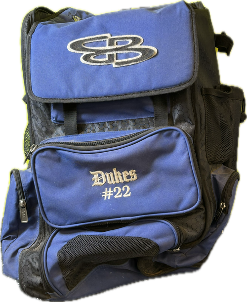 Vist Large View of Product Image Which is Used BoomBah DUKES BB/SB Player Backpack Royal Blue