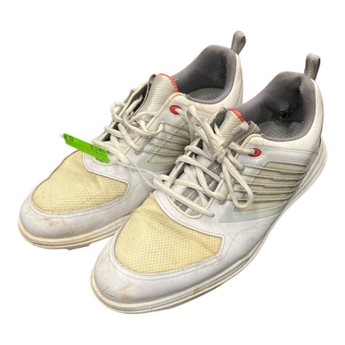 Vist Large View of Product Image Which is Used Foot Joy Mens Golf Shoes White Senior 10