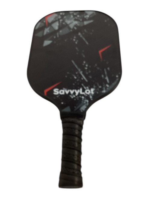 Vist Large View of Product Image Which is Used SAVVYLOT Pickleball Racquet Black