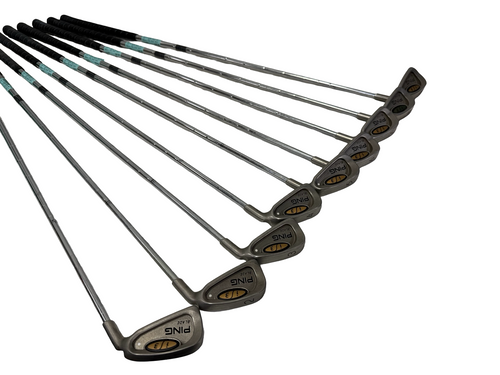 Vist Large View of Product Image Which is Used Ping i3 BLADE WHITE DOT Mens Golf Iron Set RH 1-9 w/ Z-Z65 Shafts - Standard