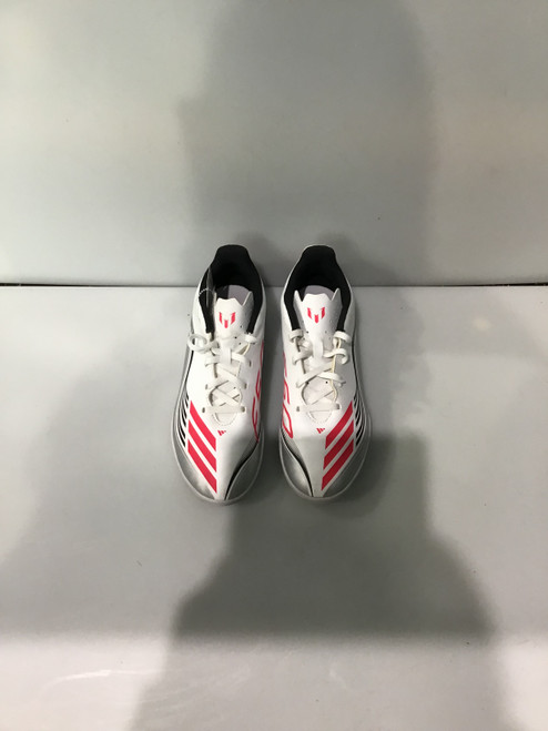 Vist Large View of Product Image Which is Used Adidas MESSI F50 Soccer Indoor Shoes White Senior 5