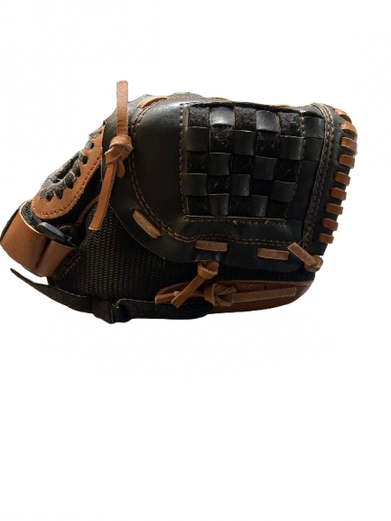 Vist Large View of Product Image Which is Used Adidas EAZY CLOSE BB/SB Glove RH Throw Black 9 1/2"