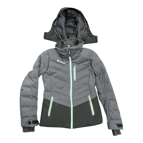 Vist Large View of Product Image Which is Used Obermeyer Outerwear Heavy Jacket W Grey SM