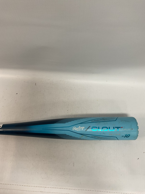 Vist Large View of Product Image Which is Used Rawlings CLOUT ALLOY BB/SB USSSA 2 3/4 Bat 29"