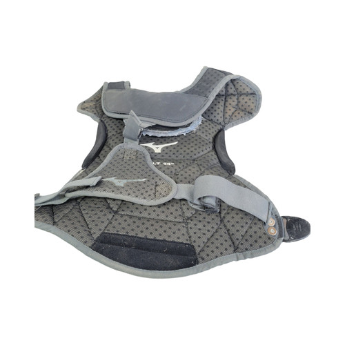Vist Large View of Product Image Which is Used Mizuno CHEST PROTECTOR Catchers Chest Protector Black Adult