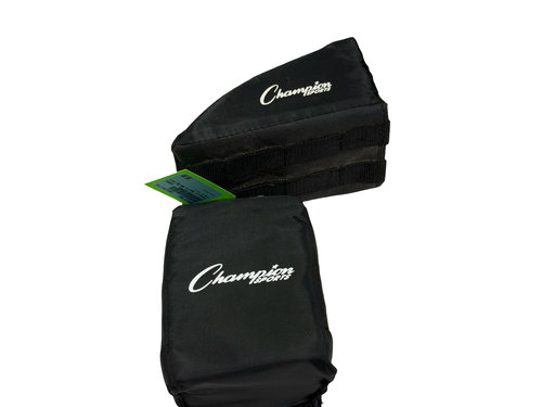 Vist Large View of Product Image Which is Used Champion Sports Junior Baseball Catchers Knee Savers Black