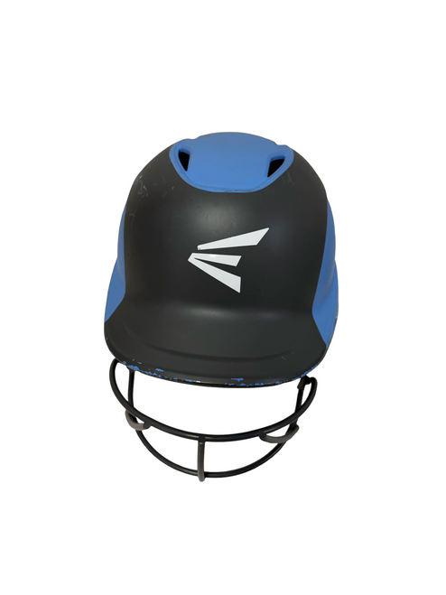 Vist Large View of Product Image Which is Used Easton GHOST 6 5/8 - 7 1/4 M/L Softball Batting Helmet w/Mask Carolina Blue