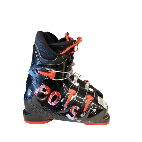 Vist Large View of Product Image Which is Used Rossignol COMP J3 Boys DH Ski Boot Red 215 MP - J03