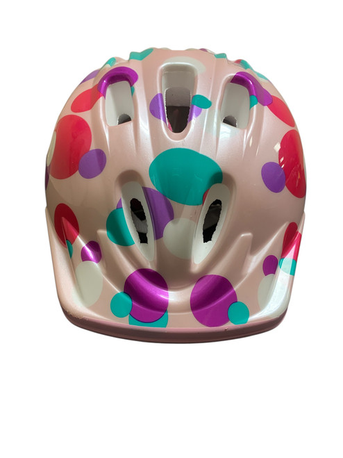 Vist Large View of Product Image Which is Used Schwinn KIDS ADJ HELMET PNK/PRP/ TEAL Bike Helmet Pink SM