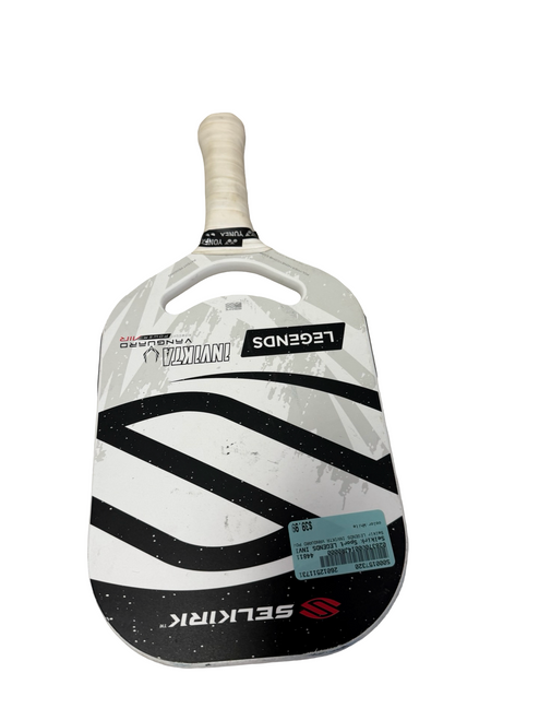 Vist Large View of Product Image Which is Used Selkirk Sport LEGENDS INVIKTA VANGUARD POWER AIR Pickleball Paddle White