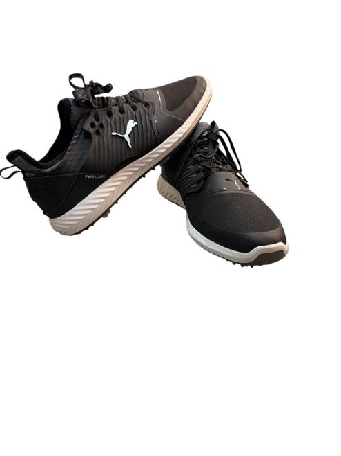 Vist Large View of Product Image Which is Used Puma Mens Golf Shoes Black Senior 11.5