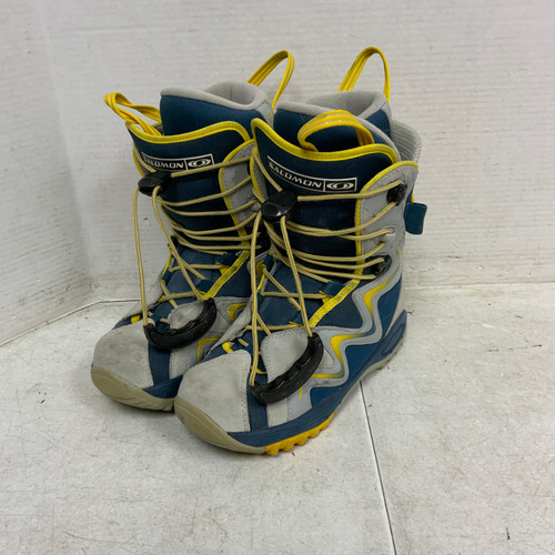 Vist Large View of Product Image Which is Used Salomon AUTOFIT Womens Snowboard Boots Grey Senior 8