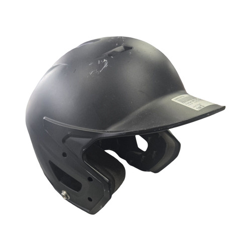 Vist Large View of Product Image Which is Used Victus BATTING HELMET YOUTH Batting Helmet No Mask Black One Size