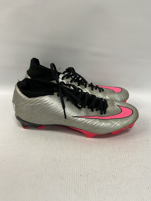 Vist Large View of Product Image Which is Used Nike Soccer Cleats Grey Senior 8