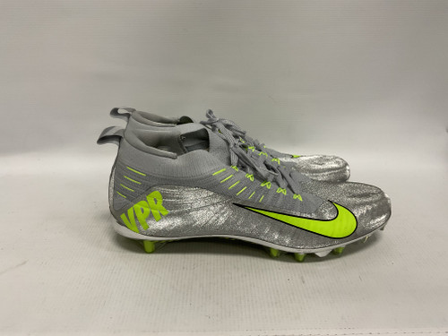 Vist Large View of Product Image Which is Used Nike Adult FB Cleats Grey Senior 12