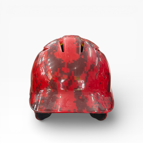 Vist Large View of Product Image Which is Used Under Armour BATTING HELMET Batting Helmet No Mask Red MD