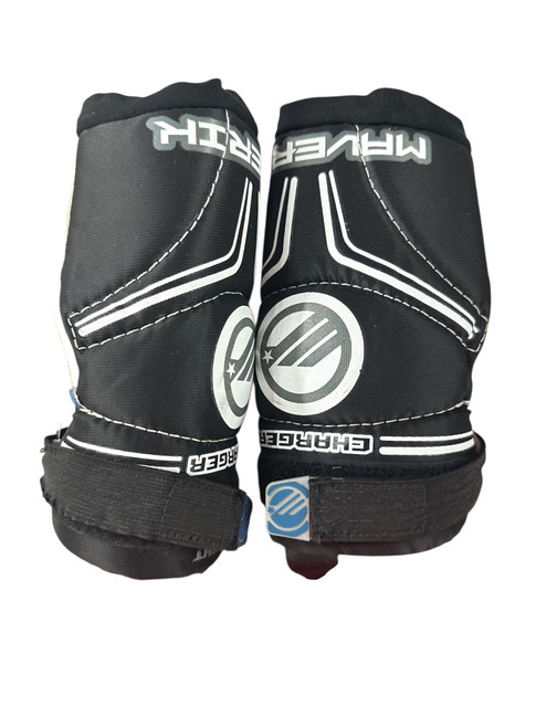 Vist Large View of Product Image Which is Used Maverik MAX EKG Lacrosse Rib Pads Black MD