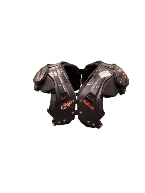 Vist Large View of Product Image Which is Used Riddell POWER JPK FB Shoulder Pads Black XL