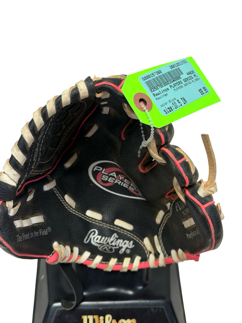 Vist Large View of Product Image Which is Used Rawlings PLAYERS SERIES PL105PW Youth Softball Glove RH Throw Black 10 1/2"