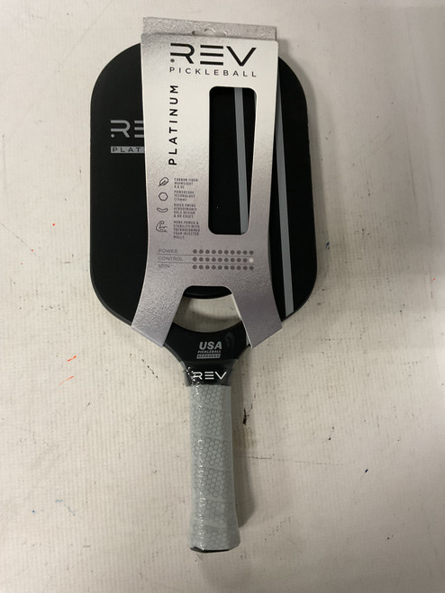 Vist Large View of Product Image Which is Used REV PLATINUM Pickleball Racquet Black