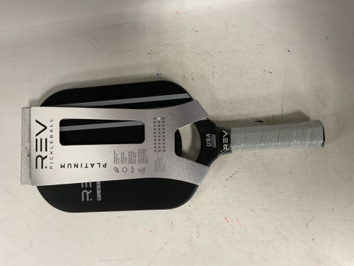 Vist Large View of Product Image Which is Used REV PLATINUM Pickleball Racquet Black