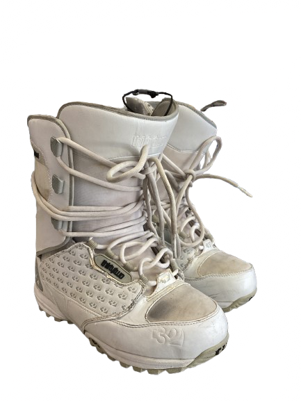 Vist Large View of Product Image Which is Used ThirtyTwo LASHED Mens Snowboard Boots White Senior 10.5
