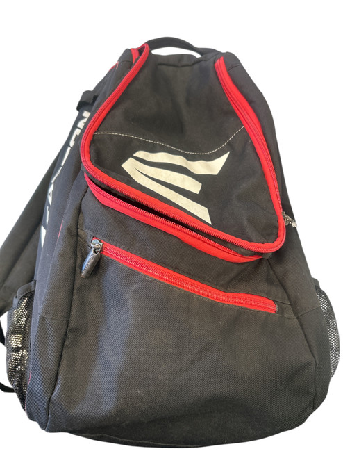Vist Large View of Product Image Which is Used Easton BALL BACKPACK BB/SB Player Backpack Black And Red SM