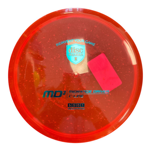 Vist Large View of Product Image Which is Used Discmania C LINE MD3 Disc Golf Mid Range Red 176g