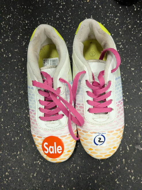 Vist Large View of Product Image Which is Used Soccer Cleats White Junior 02