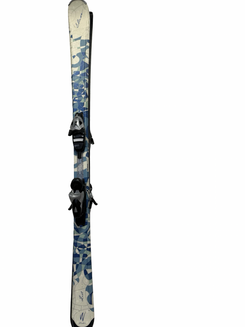 Vist Large View of Product Image Which is Used Elan ZEST studio Womens 158cm Snow Skis w/ EL 7.5 Bindings