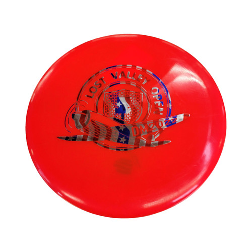 Vist Large View of Product Image Which is Used Discmania LINK Disc Golf Putter Cardinal