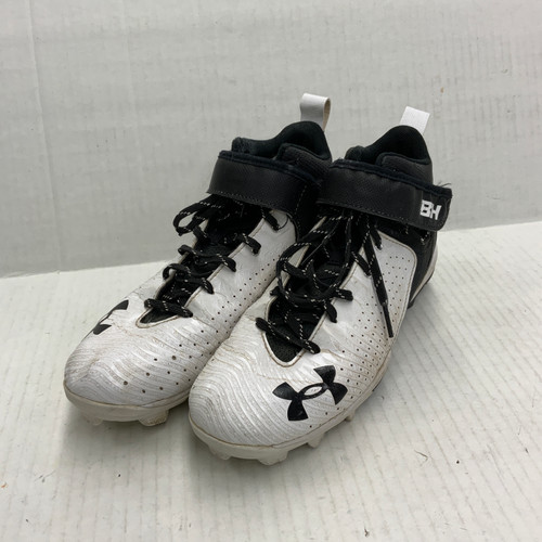 Vist Large View of Product Image Which is Used Under Armour BH BB/SB Cleats White Senior 7