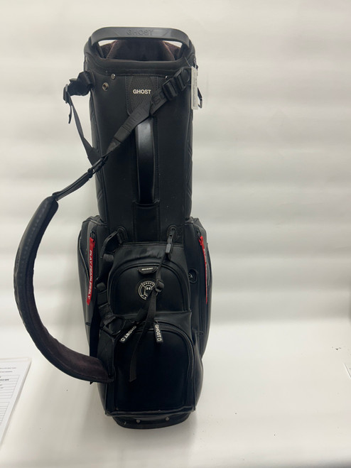 Vist Large View of Product Image Which is Used GHOST GOLF PLAY FEARLESSLY Mens Stand Bag Black