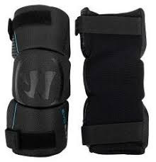 Vist Large View of Product Image Which is New Warrior EVO RISE Lacrosse Arm Pads/Guards Black XS