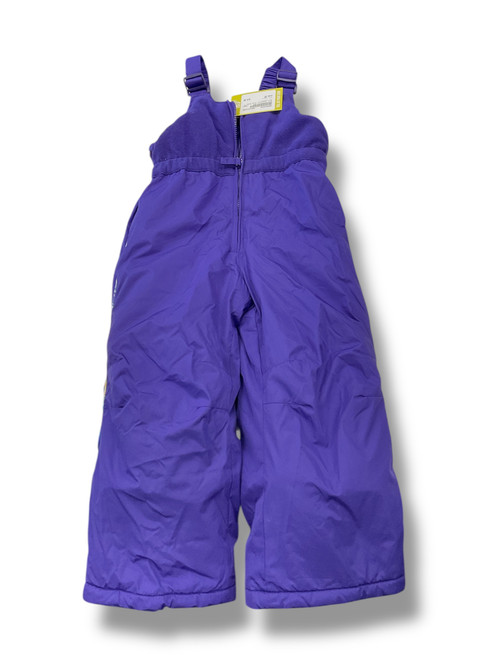 Vist Large View of Product Image Which is Used Zero Exposure Snow Bibs Y Purple SM