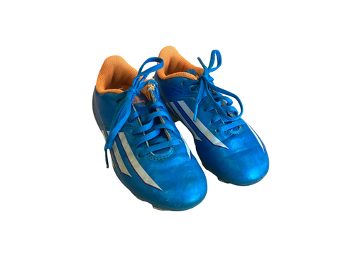 Vist Large View of Product Image Which is Used Adidas Soccer Cleats Royal Blue Youth 12.0