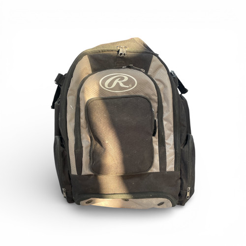 Vist Large View of Product Image Which is Used Rawlings BACKPACK BB/SB Player Backpack Silver And Black
