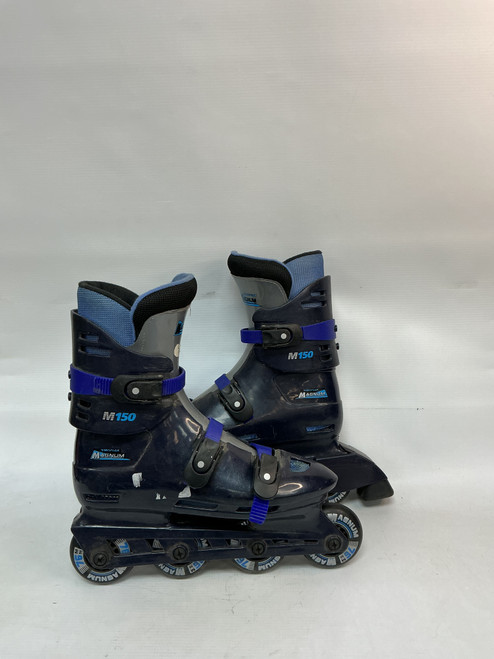 Vist Large View of Product Image Which is Used MAGNUM Senior Rec Fitness Skates Navy Blue Senior 7