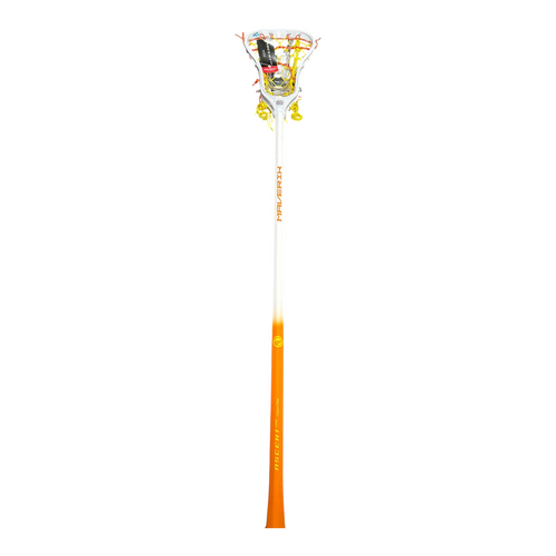 Vist Large View of Product Image Which is Used Maverik ASCENT PRO CARBON FIBER Wmn Atk/Mid Complete Stick White And Orange
