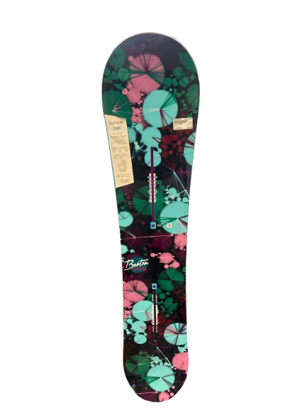 Vist Large View of Product Image Which is Used Burton GENIE Womens Snowboard Only Purple 142 cm