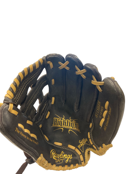 Vist Large View of Product Image Which is Used Rawlings HIGHLIGHT 11.5 BB/SB Glove RH Throw None 11 1/2"