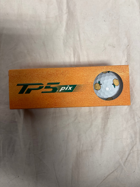 Vist Large View of Product Image Which is Used Taylormade TP5 PEACH 3PK BALLS 3 Ball - Golf Ball Sleeve