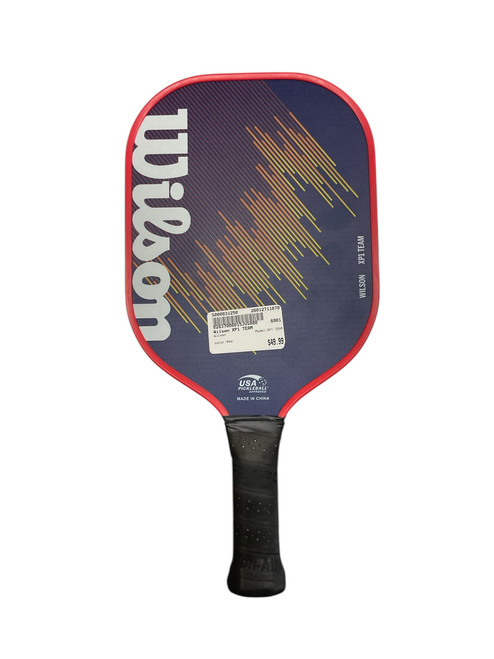 Vist Large View of Product Image Which is Used Wilson XP1 TEAM Pickleball Racquet Red
