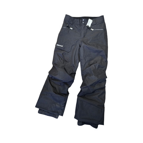 Vist Large View of Product Image Which is Used Marmot YOUTH SNOW PANTS Snow Pants Y Black LG