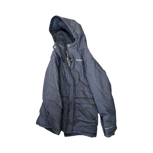 Vist Large View of Product Image Which is Used Columbia YOUTH SNOW JACKET SIZE 7/8 Outerwear Heavy Jacket Y Black SM