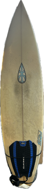 Vist Large View of Product Image Which is Used RYAN SAKAL Surfboard White 6Ft 5In